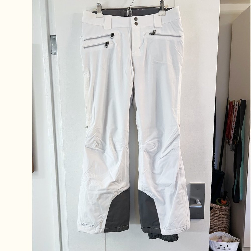Marmot Women's Ski / Snowboard Pants WHITE Medium